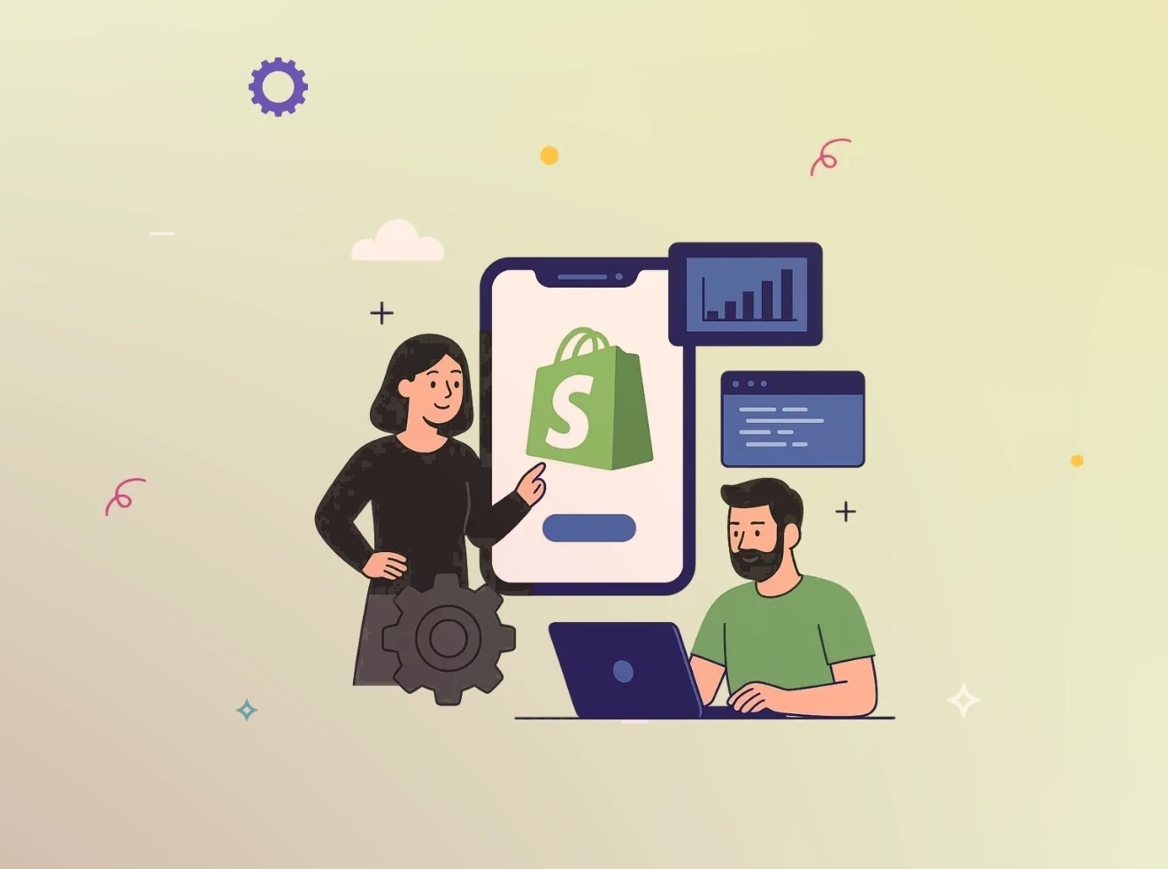 Shopify custom app product interface built by Abrar.